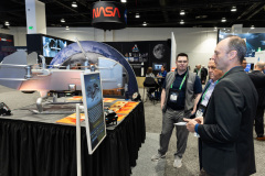 Highlights from the 40th Space Symposium’s Exhibit Hall.