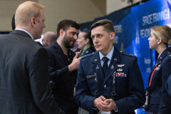 Highlights from the 40th Space Symposium’s Exhibit Hall.