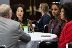 New Generation Space Leaders: Leadership Exchange “Speed Mentoring” at the 41st Space Symposium at the Broadmoor’s Cheyenne Mountain Resort in Colorado Springs, Colo. on Monday, Apr. 13, 2026. (Liz Copan/The Space Foundation)