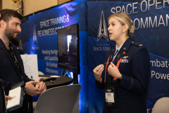 Highlights from the 40th Space Symposium’s Exhibit Hall.