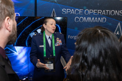 Highlights from the 40th Space Symposium’s Exhibit Hall.